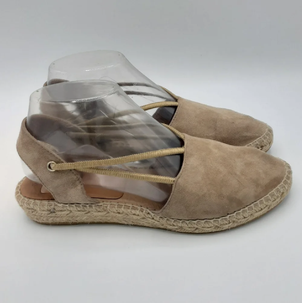 Kanna Espadrille Suede Platform Boho Sandal.